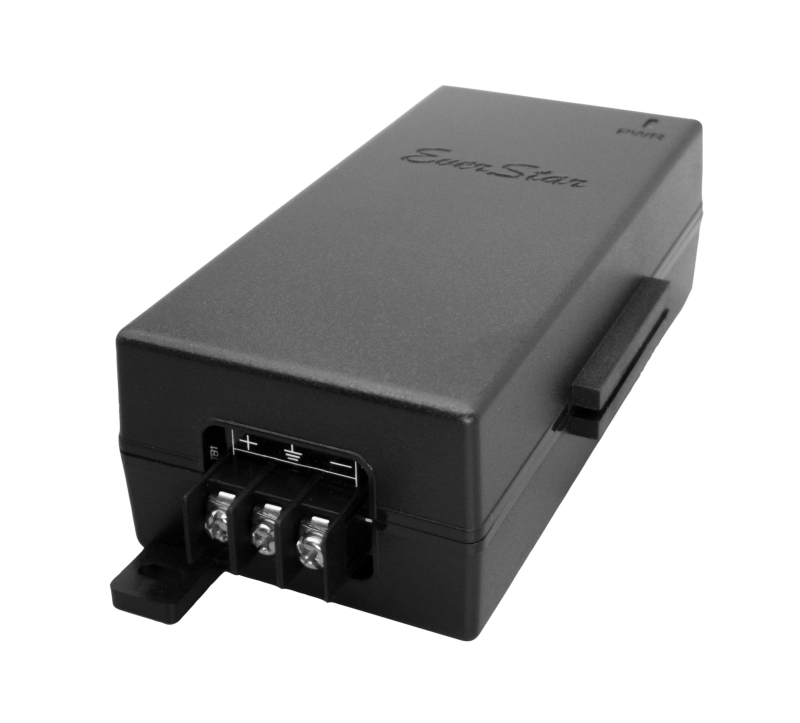 POE-MSPLT-4812P-F | PoE Splitter, 802.3at Input, 12VDC and 48V Passive PoE  Output, Female RJ45, 15W